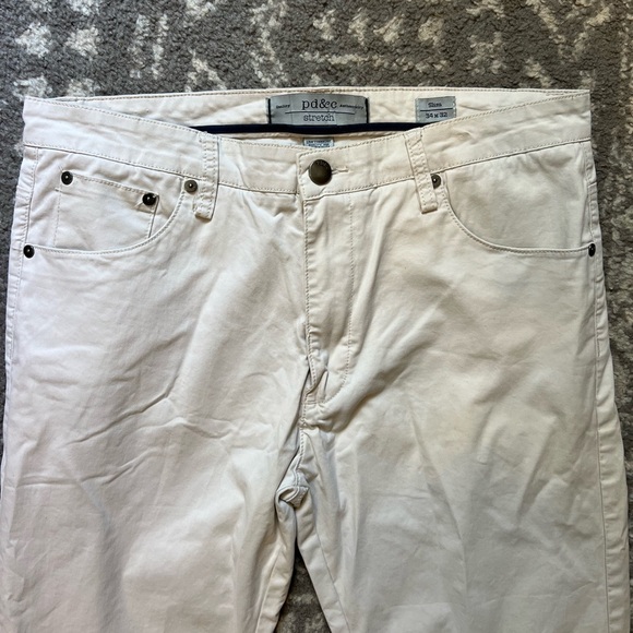 PD&C Cream Slim Jeans Classic Style 34X32 (P108) - Picture 2 of 7